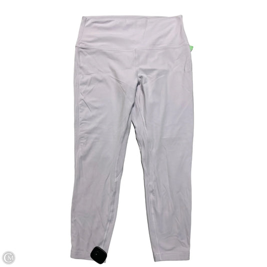 Athletic Leggings By Lululemon In Purple, Size: L
