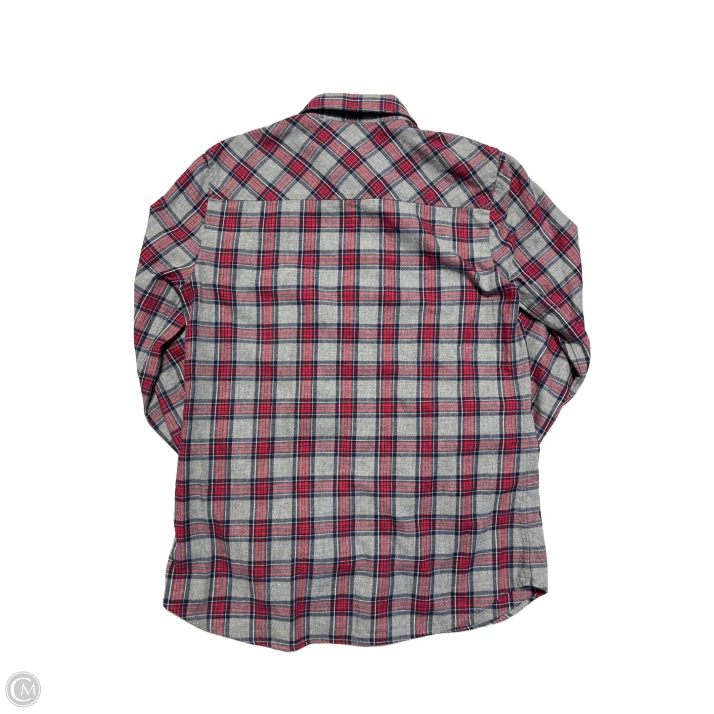 Top Long Sleeve By J. Crew In Plaid Pattern, Size: 4