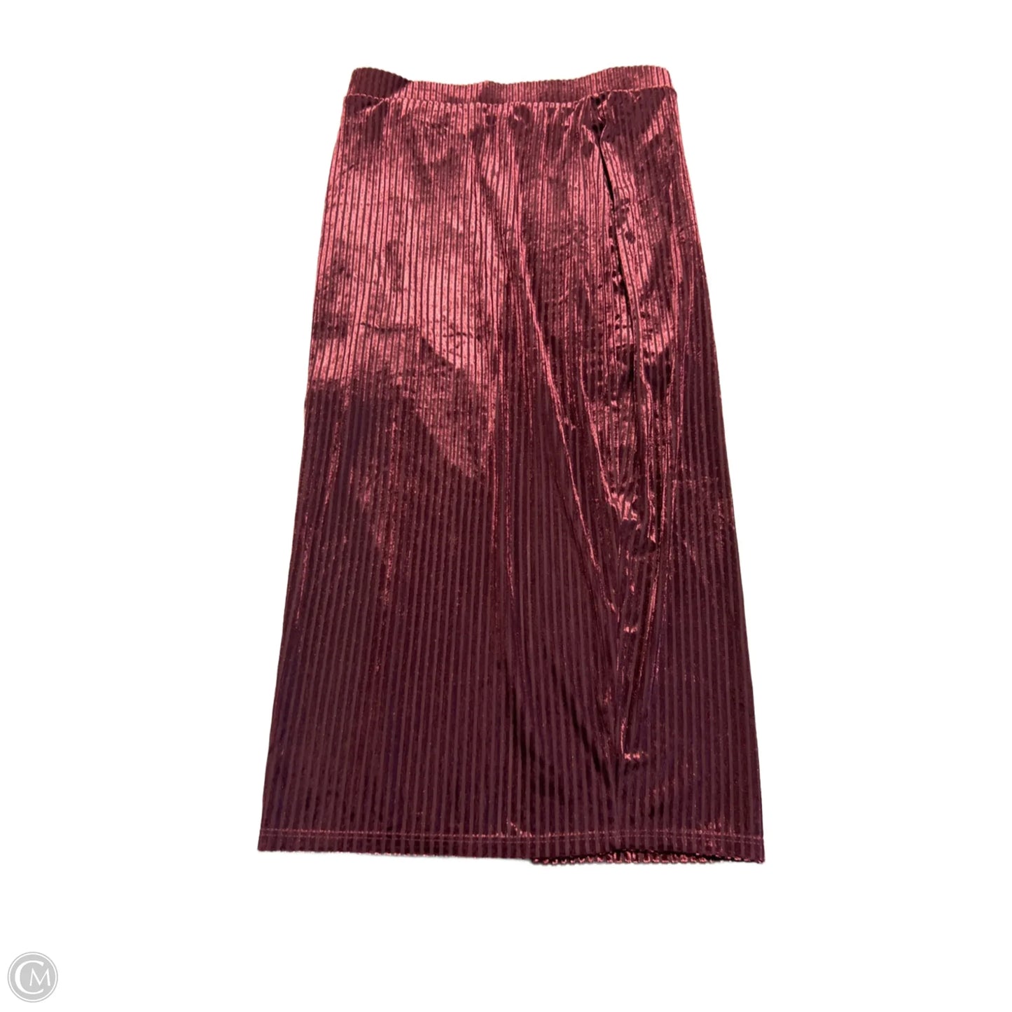Skirt Midi By Cmc In Maroon, Size: Xs