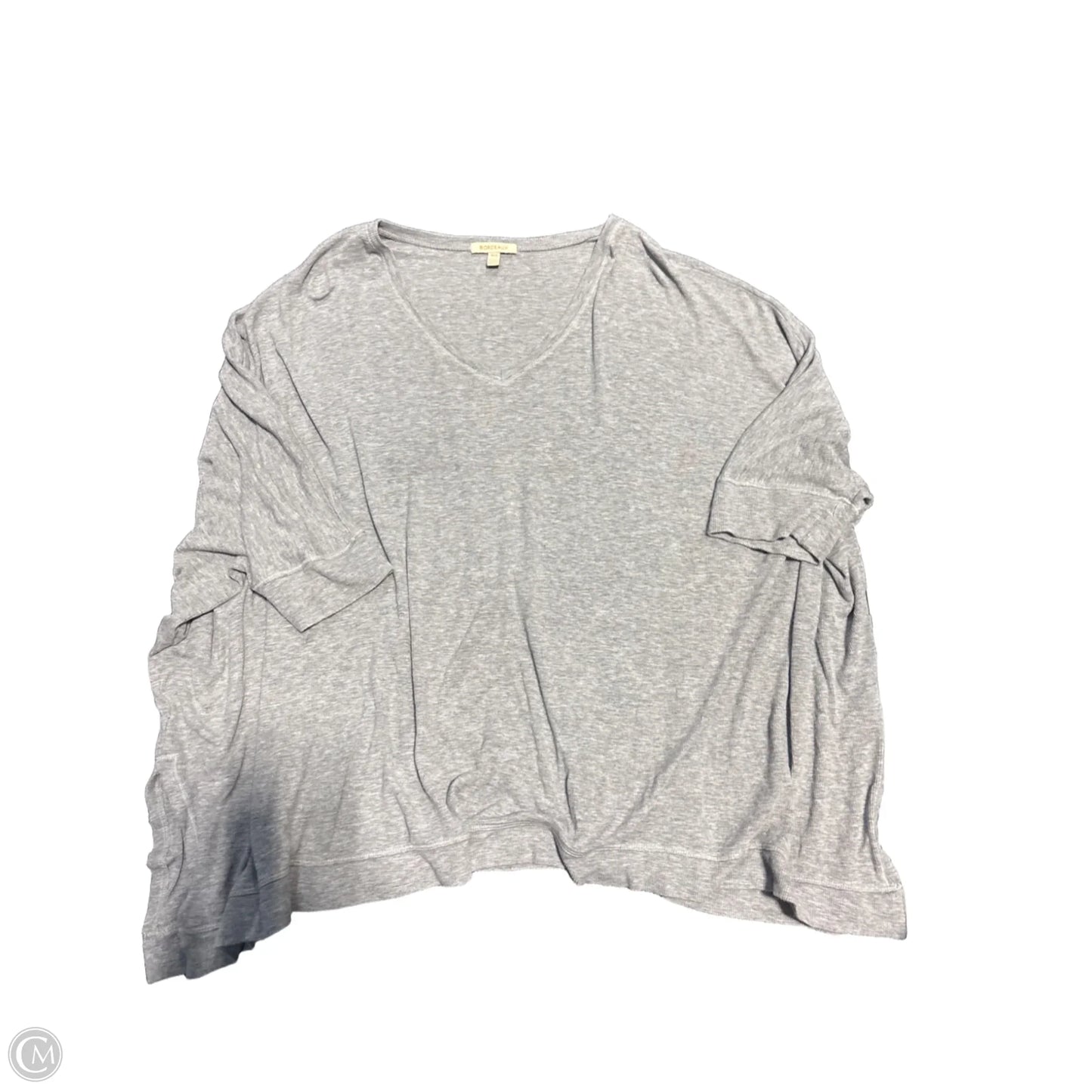 Top Short Sleeve By Bordeaux In Grey, Size: S