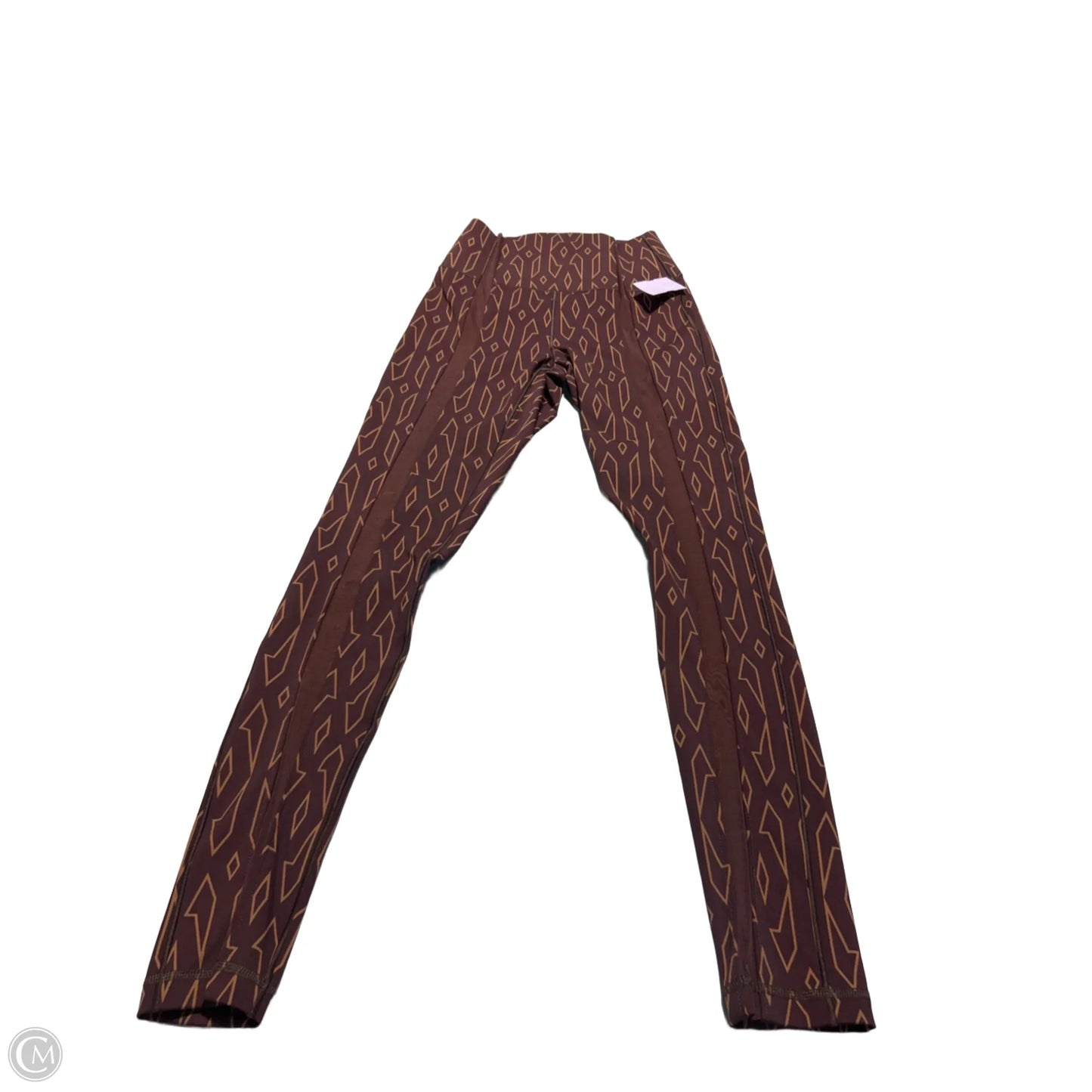 Athletic Leggings By Adidas In Brown, Size: Xs
