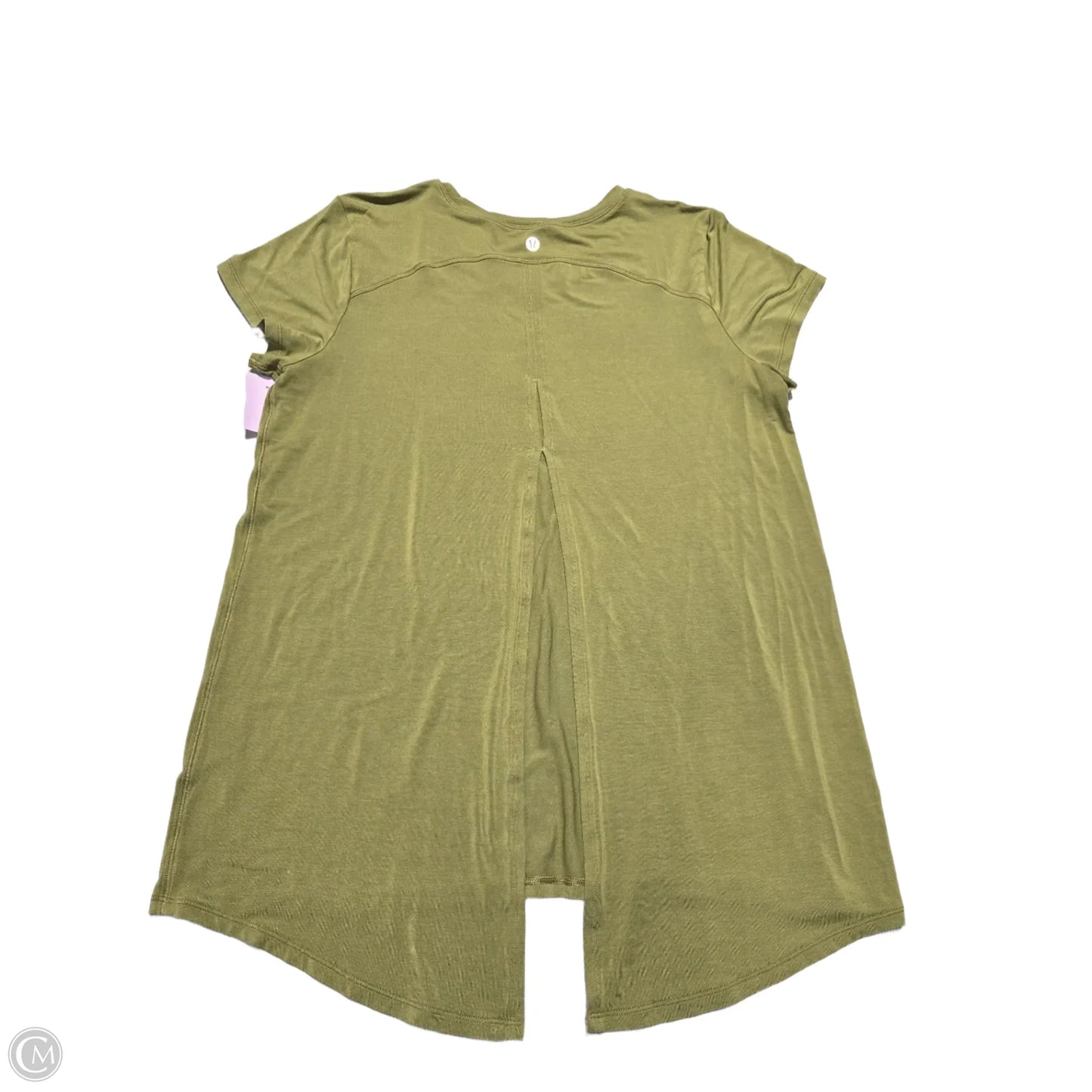 Top Short Sleeve By Lululemon In Green, Size: S