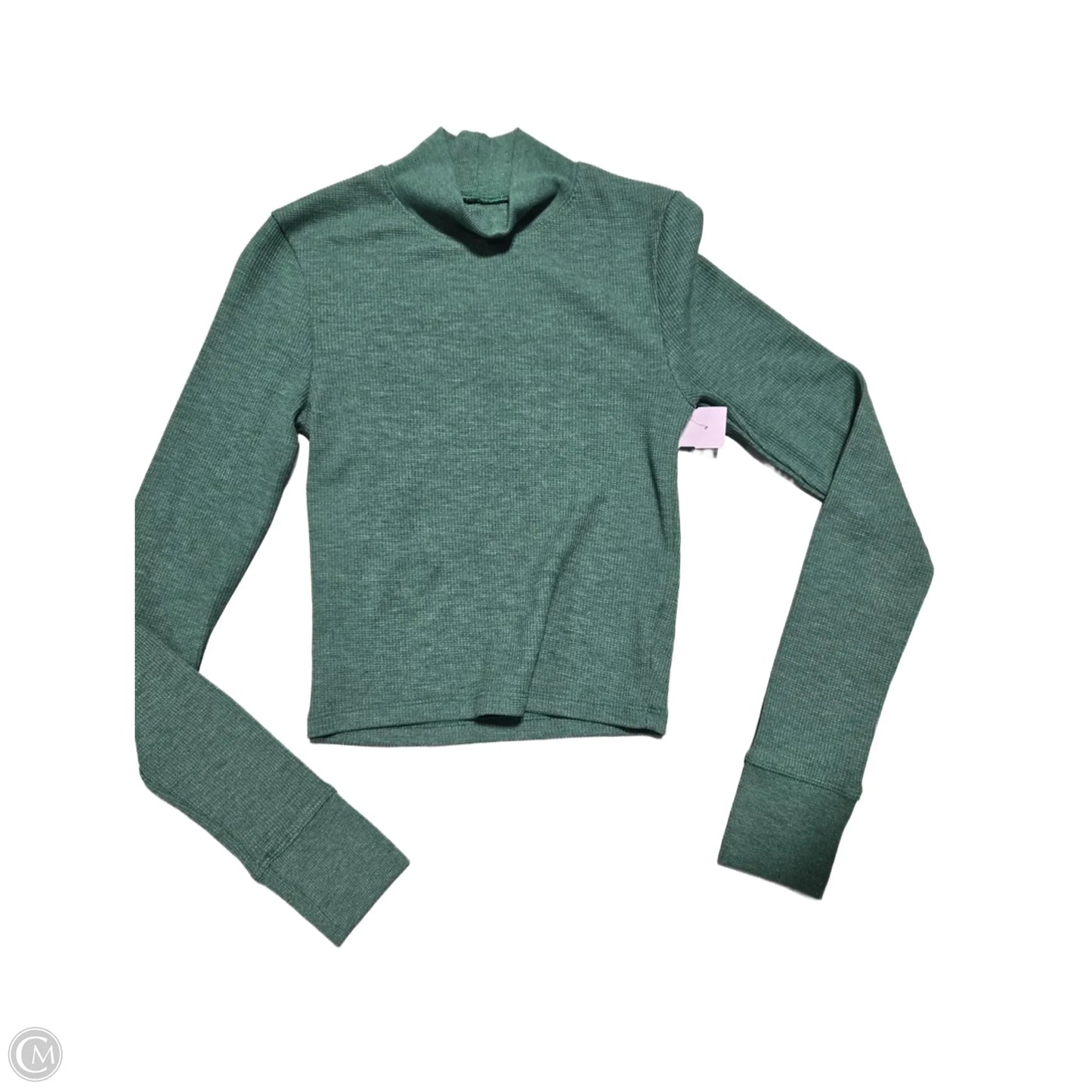 Top Long Sleeve Basic By American Eagle In Green, Size: S