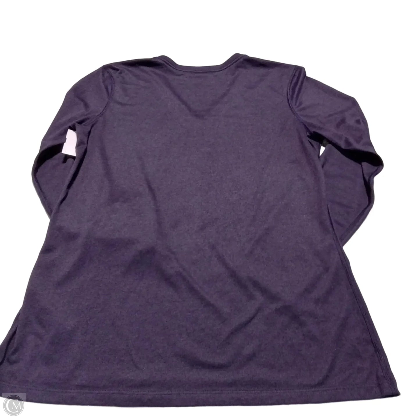 Athletic Top Long Sleeve Crewneck By Nike In Purple, Size: L