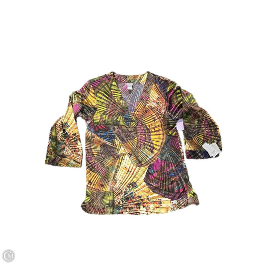 Top 2pc Long Sleeve By Natori In Multi-colored, Size: S