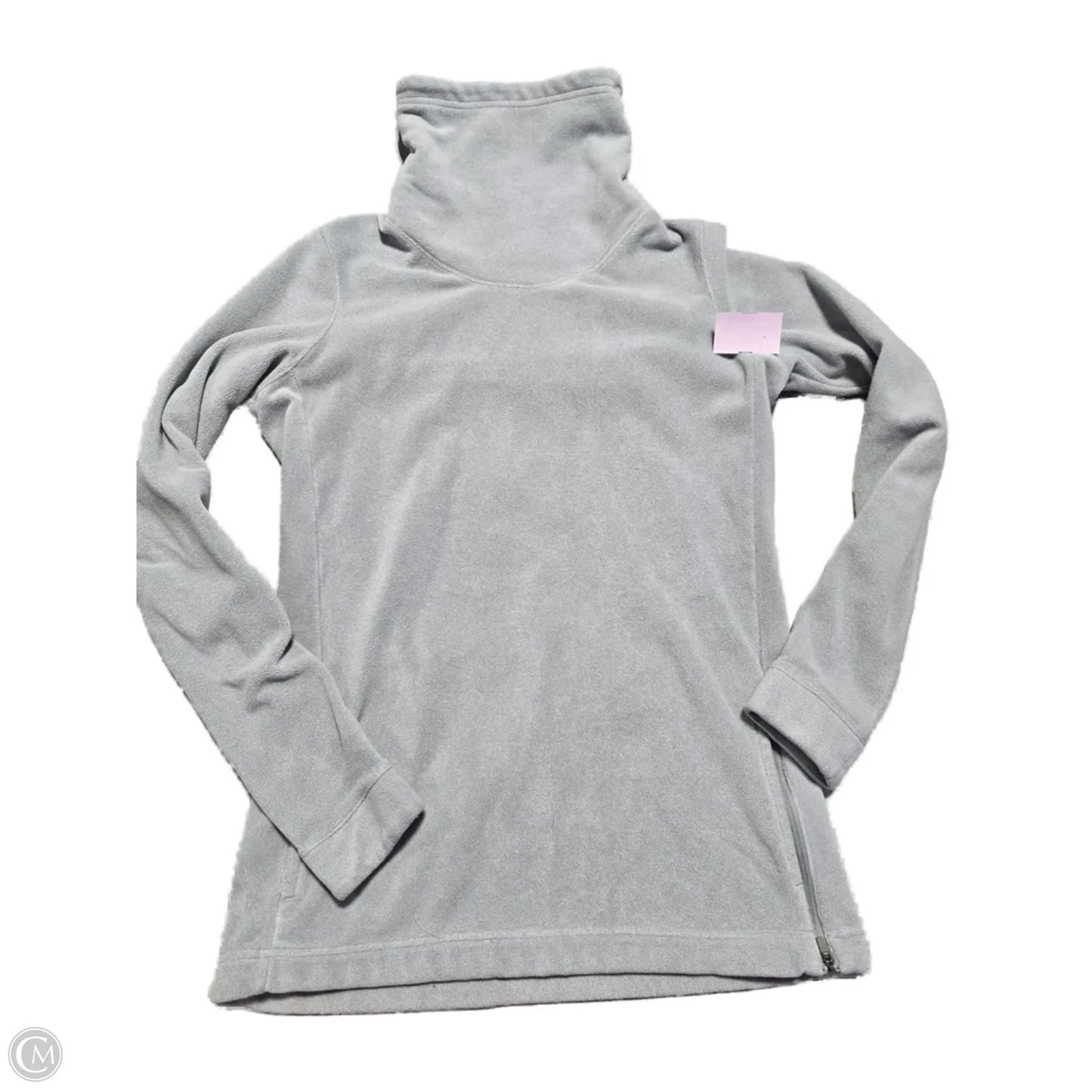Top Long Sleeve By Nike In Grey, Size: S