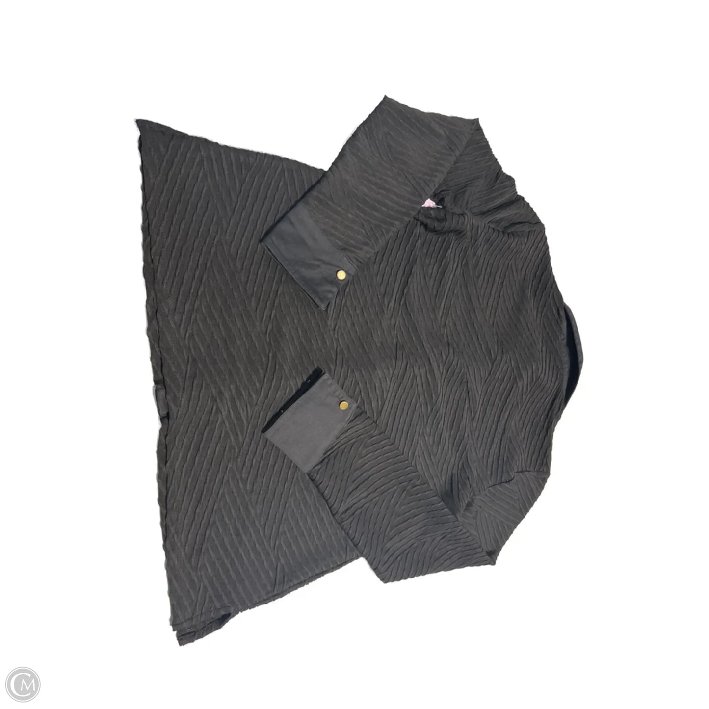 Top Long Sleeve By Chicos In Black, Size: S