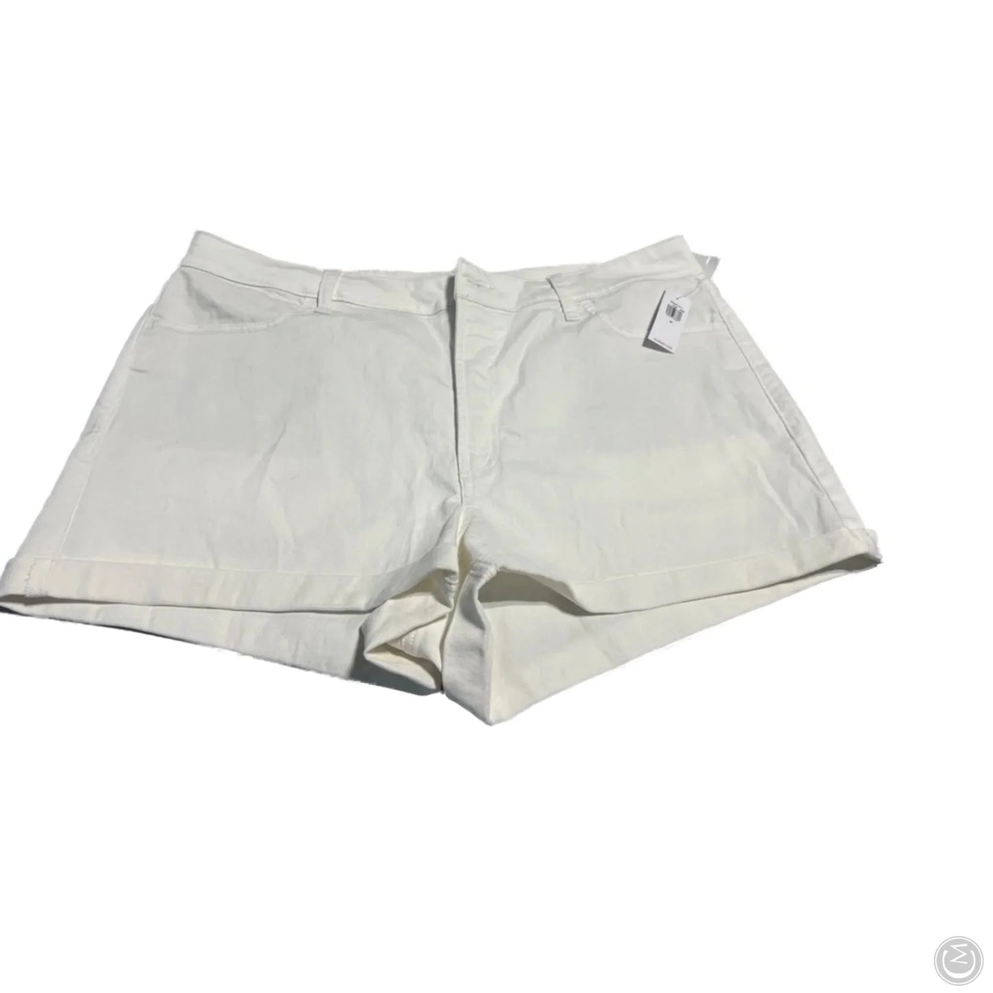 Shorts By Old Navy In White Denim, Size: 1x
