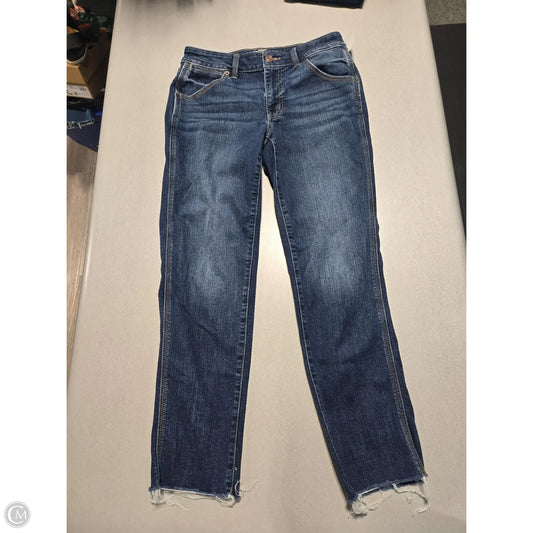 Jeans Cropped By Maurices In Blue Denim, Size: 4