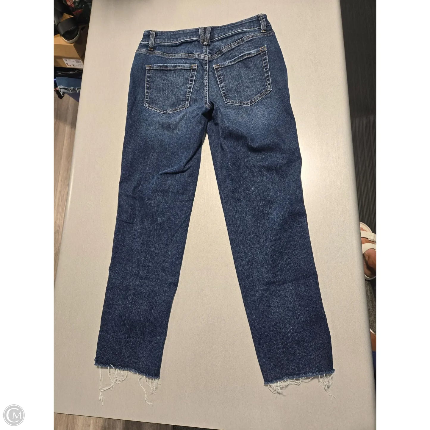Jeans Cropped By Maurices In Blue Denim, Size: 4