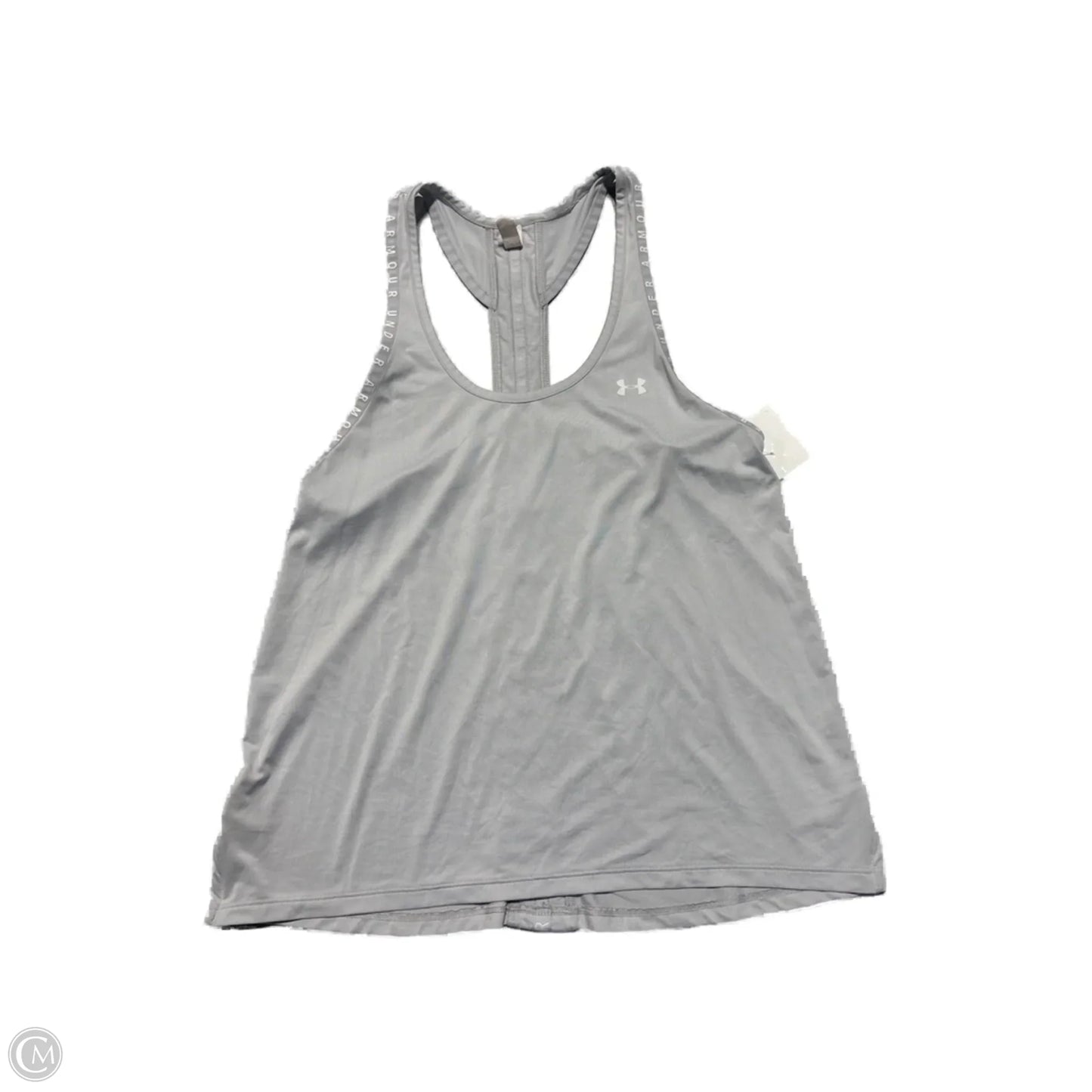 Athletic Tank Top By Under Armour In Grey, Size: S
