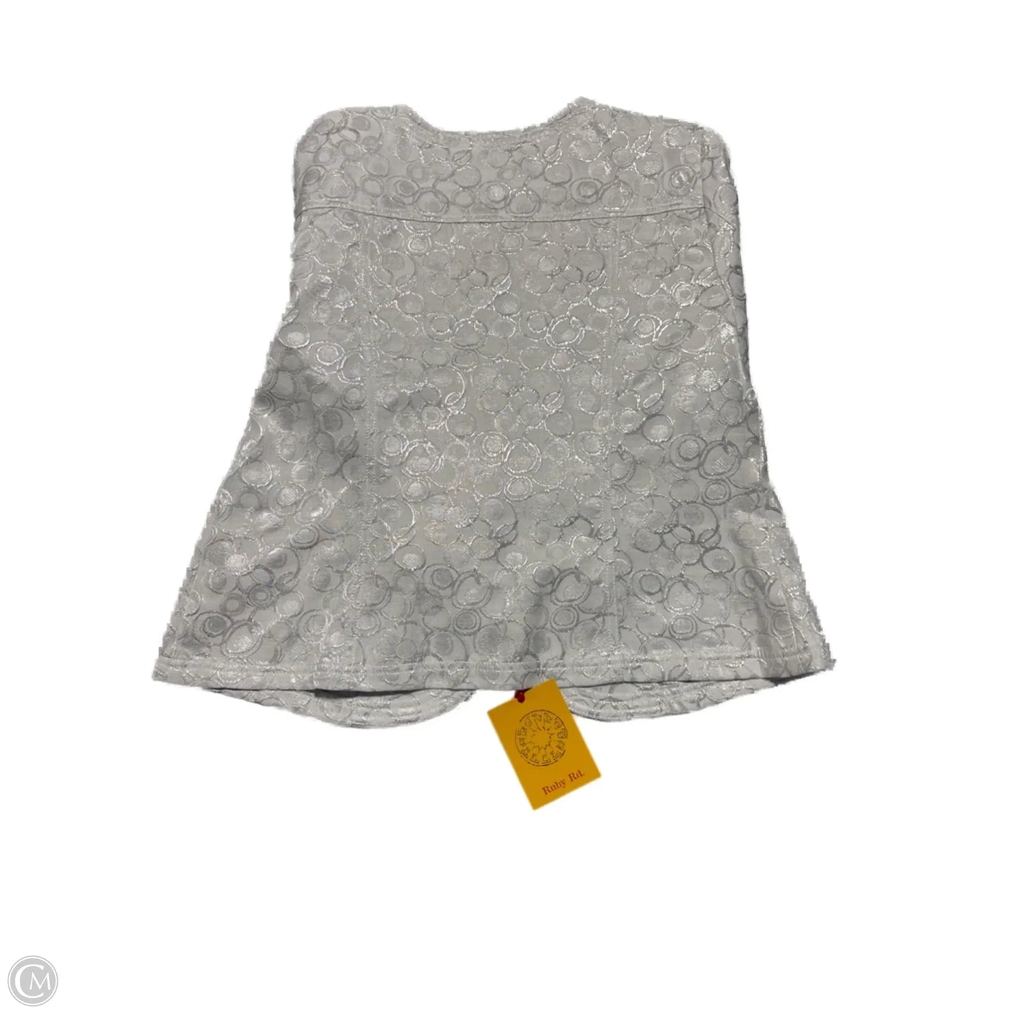 Jacket Other By Ruby Rd In Silver & White, Size: L