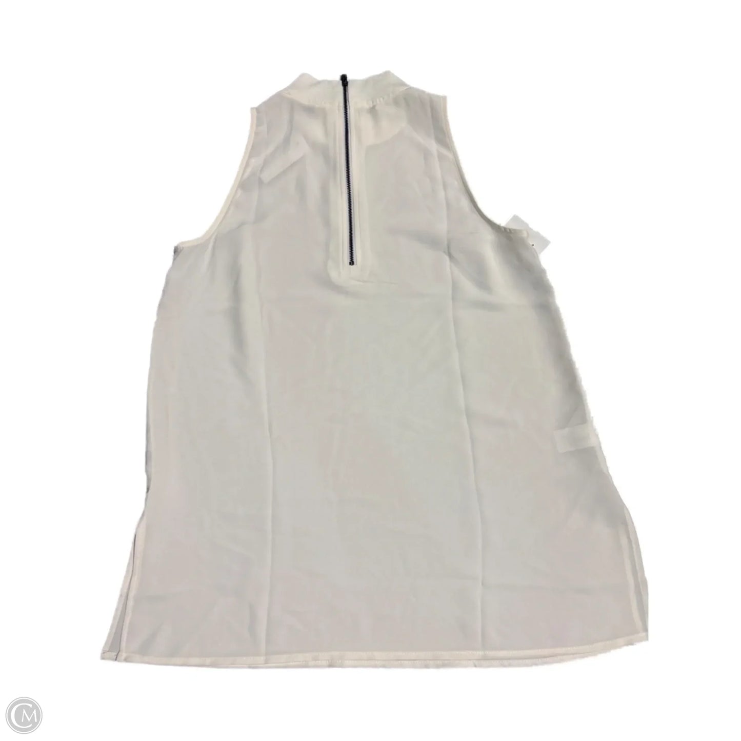 Top Sleeveless By Loft In White, Size: Xs