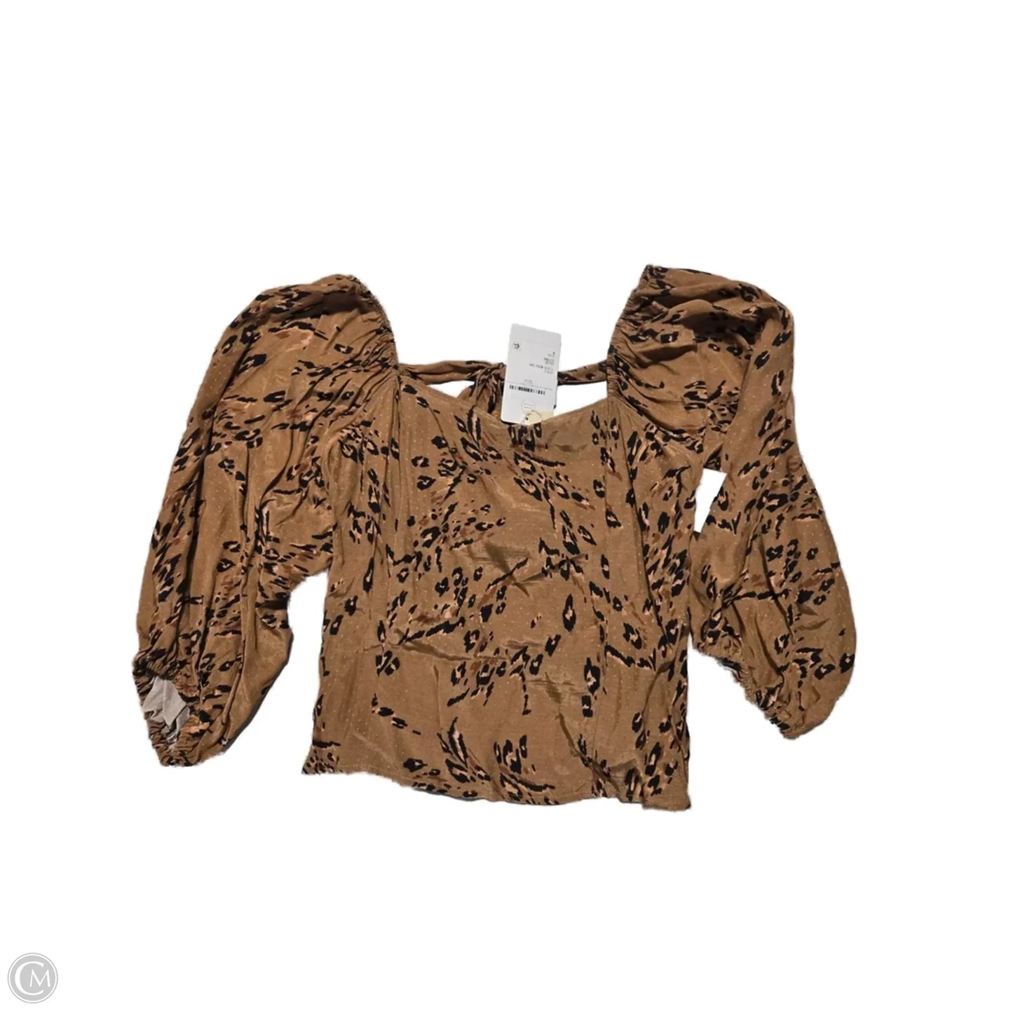 Top 3/4 Sleeve By Cma In Animal Print, Size: M