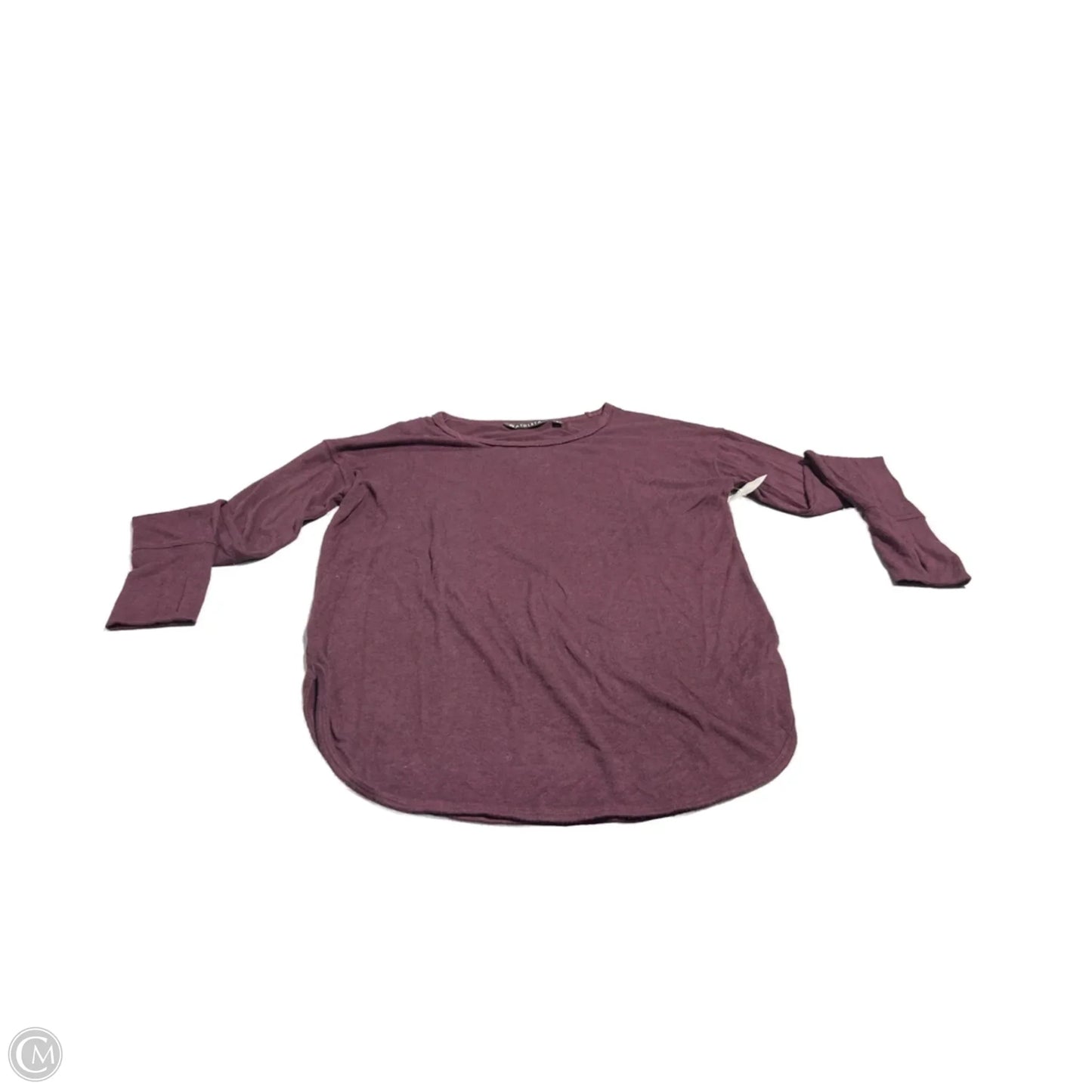 Top Long Sleeve By Athleta In Purple, Size: S