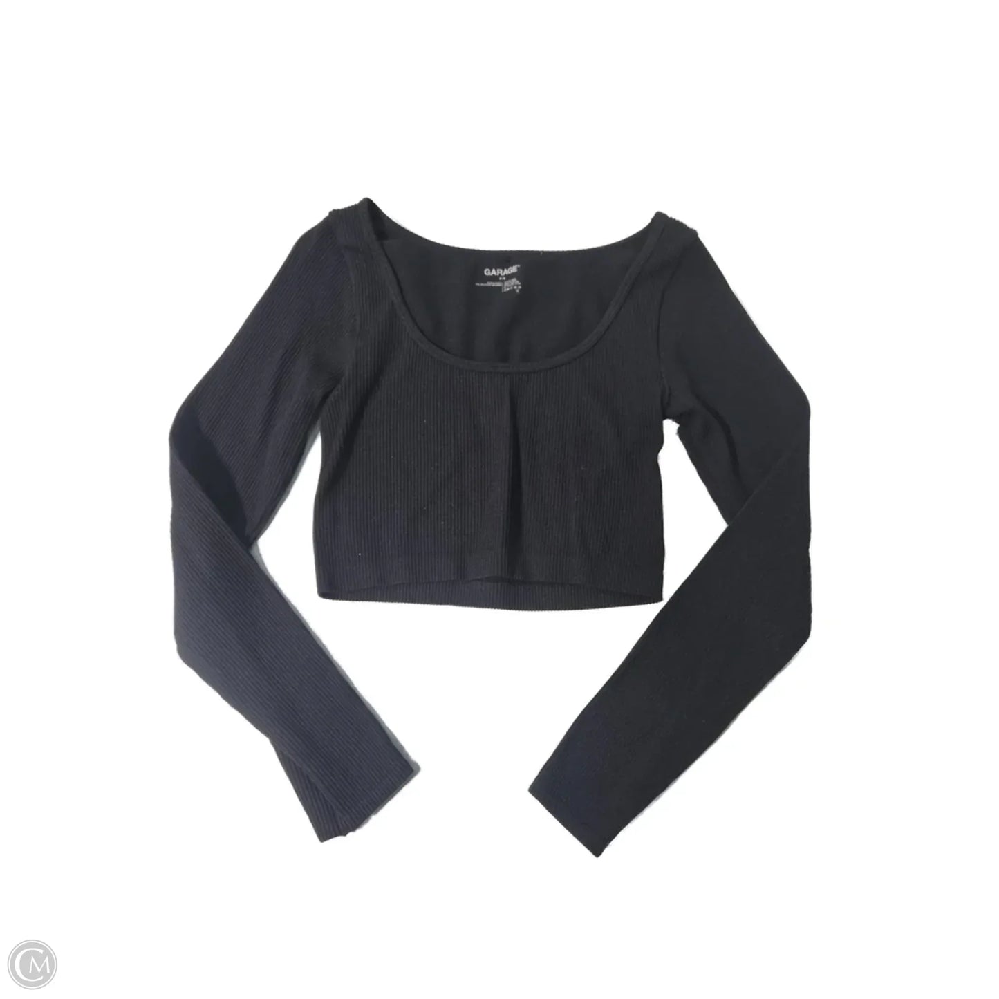 Top Long Sleeve By Garage In Black, Size: S