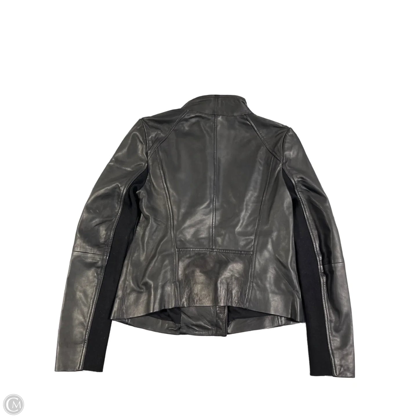 Jacket Moto Leather By Trouve In Black, Size: S