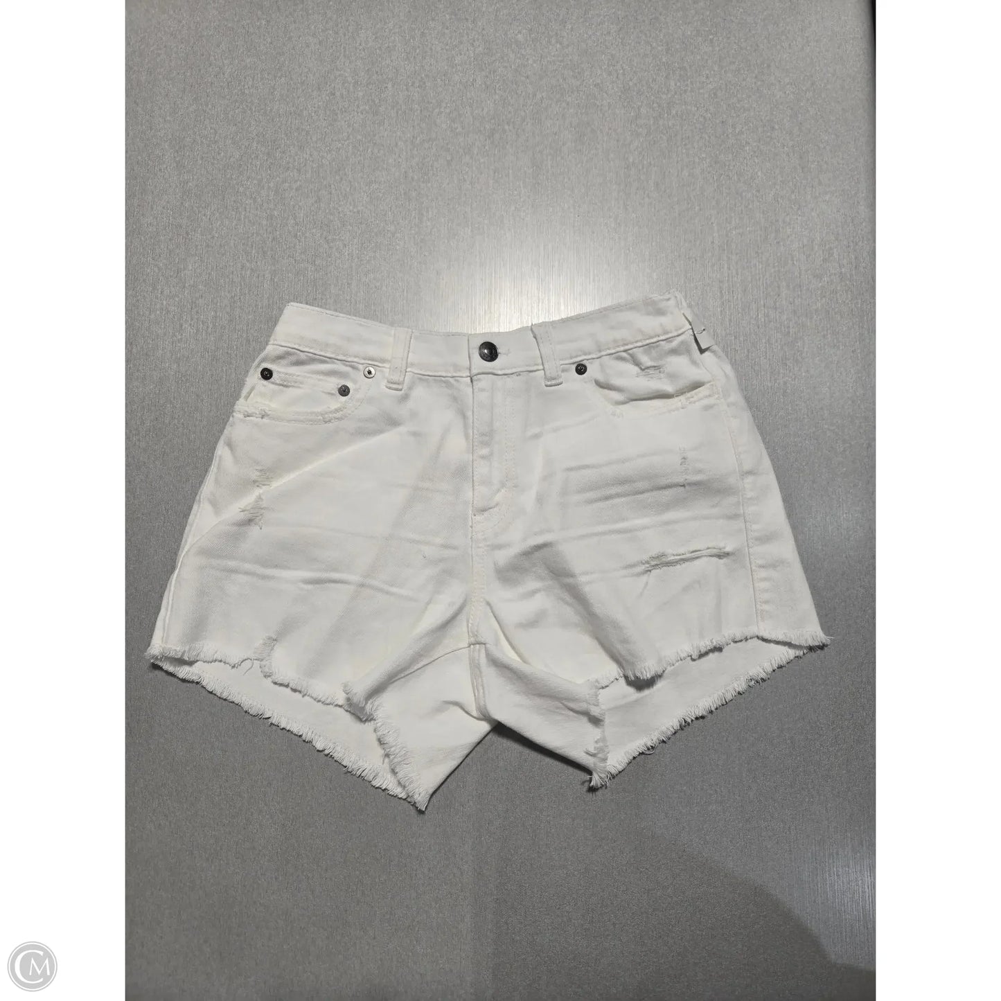 Shorts By Aerie In White Denim, Size: S