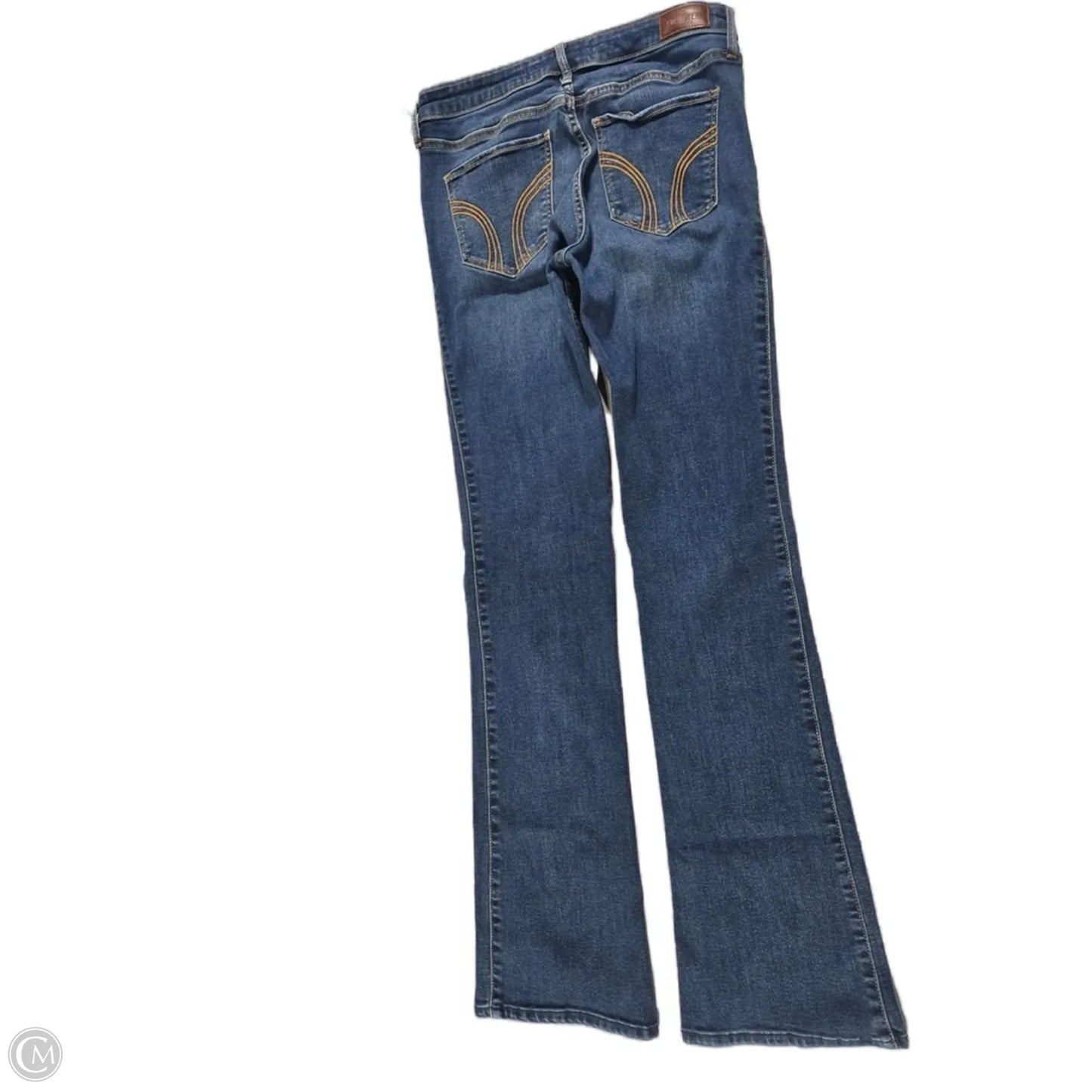 Jeans Boot Cut By Hollister In Blue Denim, Size: 8