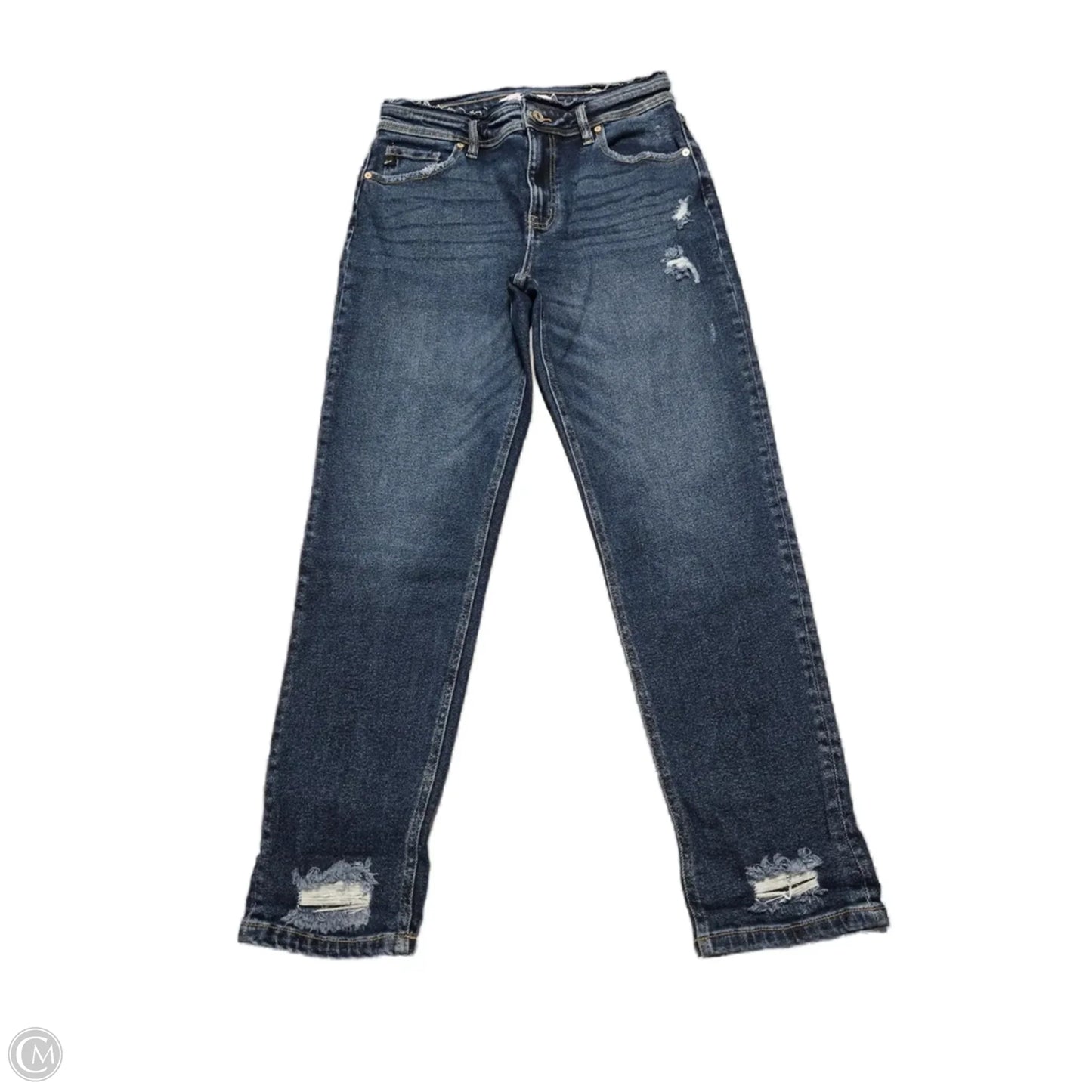 Jeans Straight By Kancan In Blue Denim, Size: 4