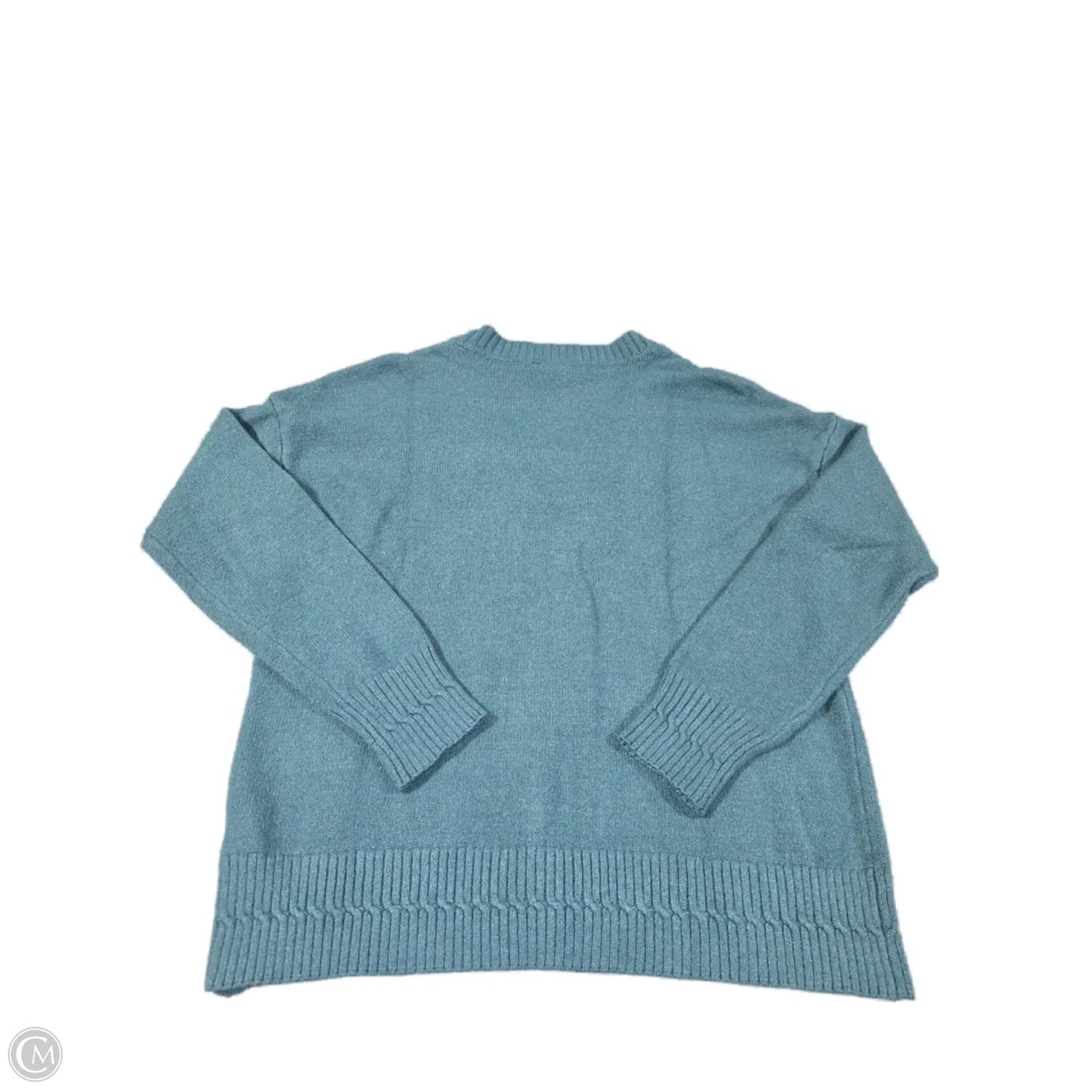 Sweater Cardigan By Cyrus In Teal, Size: M