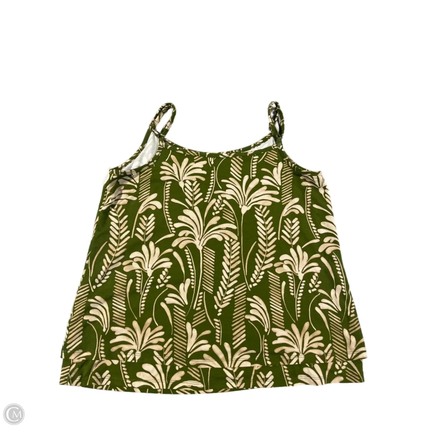 Tank Top By Cabi In Green, Size: M