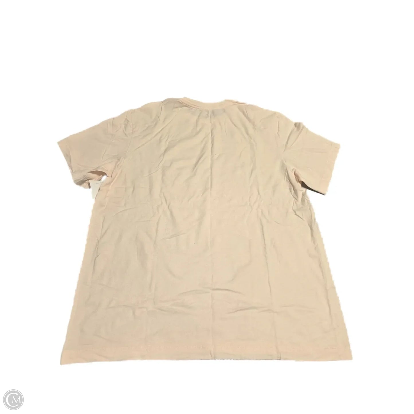 Top Short Sleeve Basic By Nike In Peach, Size: L