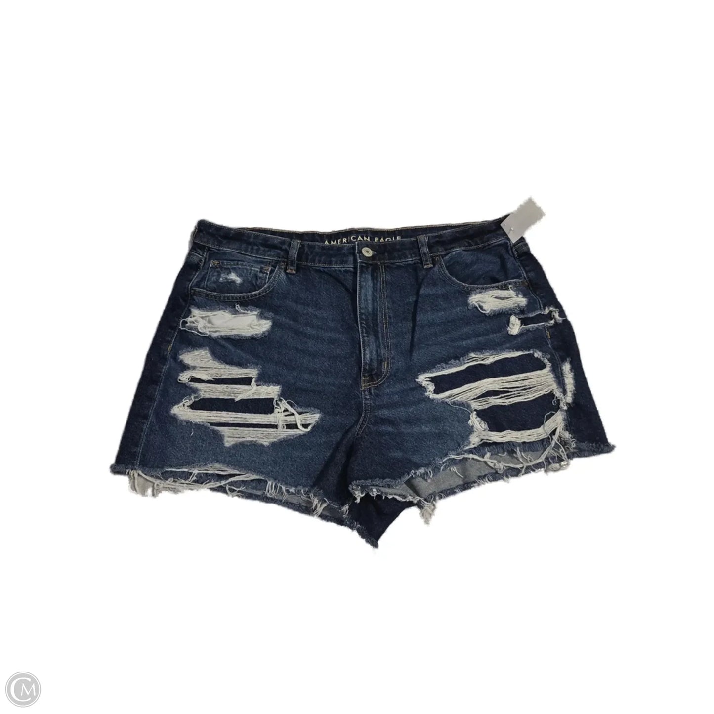 Shorts By American Eagle In Blue Denim, Size: 18