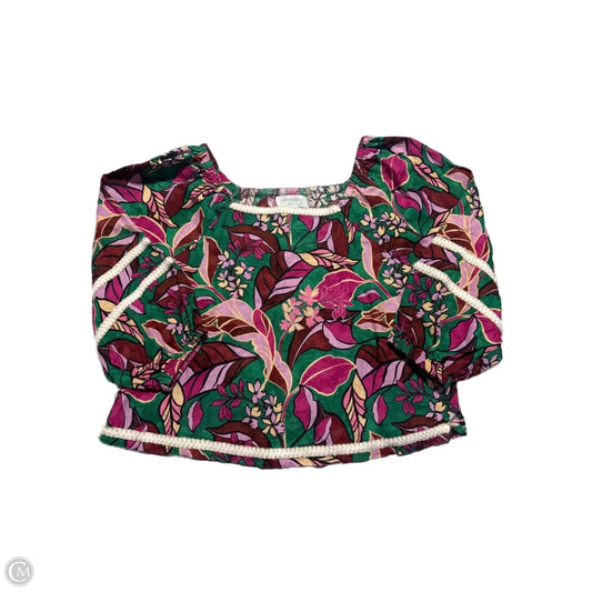 Top 3/4 Sleeve By Cynthia Rowley In Multi-colored, Size: S