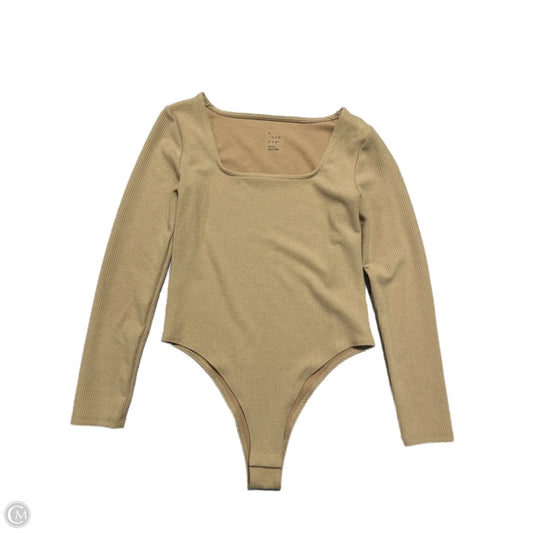 Bodysuit By A New Day In Tan, Size: M