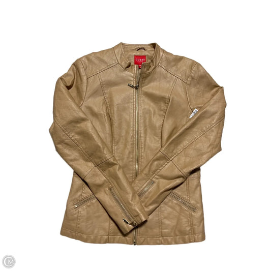 Jacket Other By Guess In Tan, Size: M