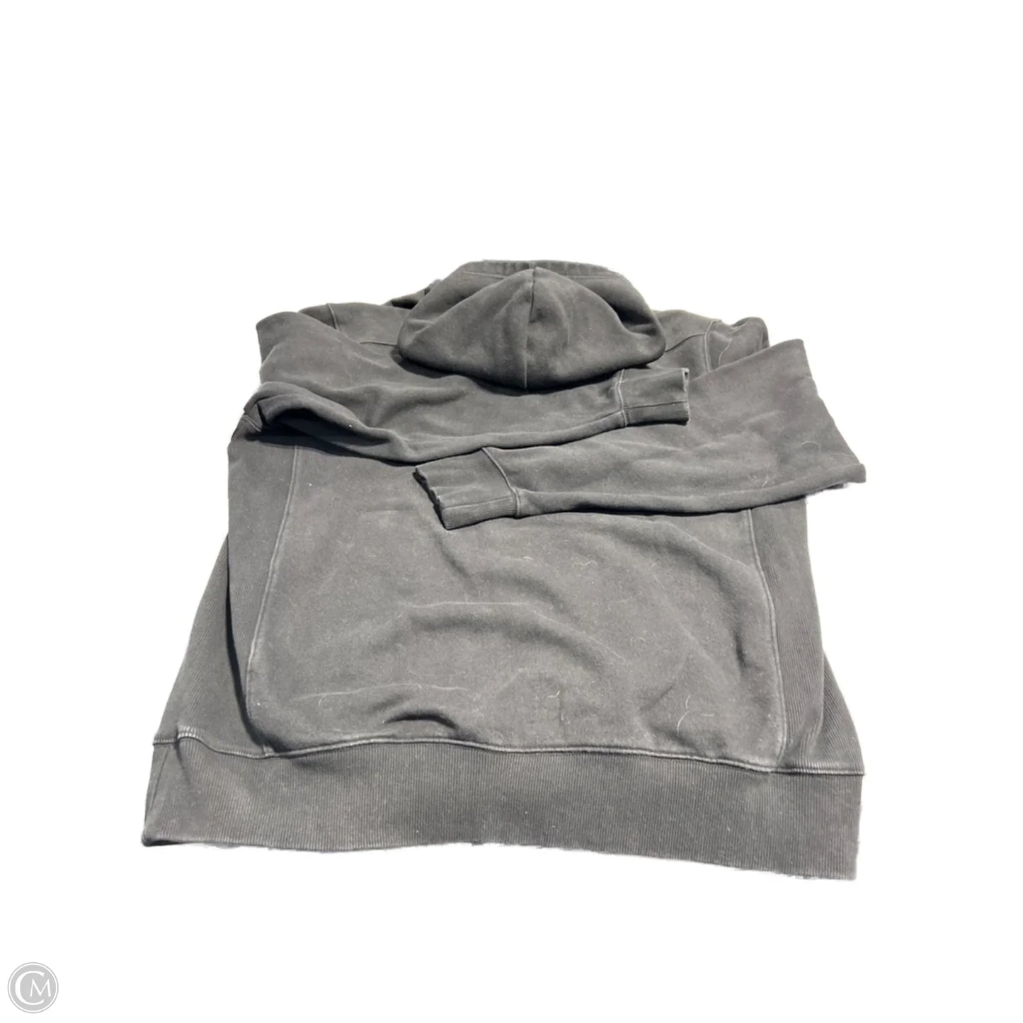 Sweatshirt Hoodie By Disney In Black, Size: L