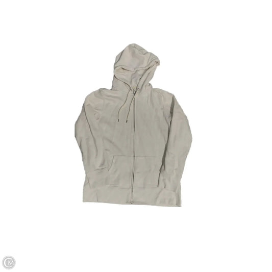 Sweatshirt Hoodie By Gap In Cream, Size: L