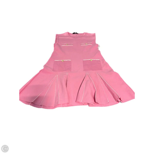 Dress Casual Short By Zara In Pink, Size: S