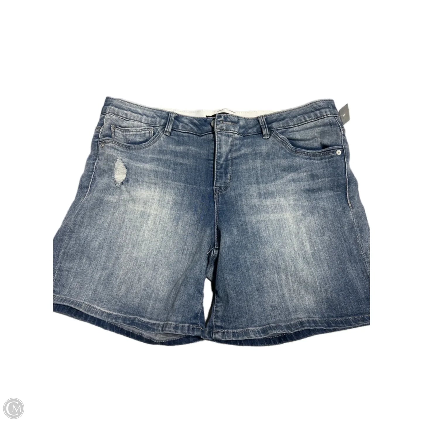 Shorts By Cme In Blue Denim, Size: 14