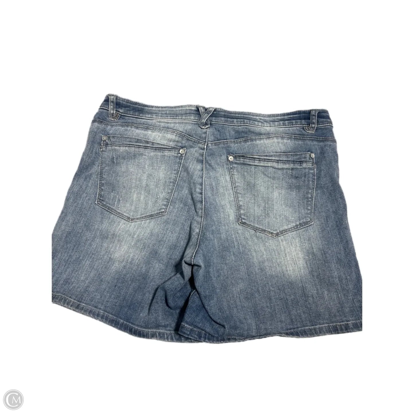 Shorts By Cme In Blue Denim, Size: 14