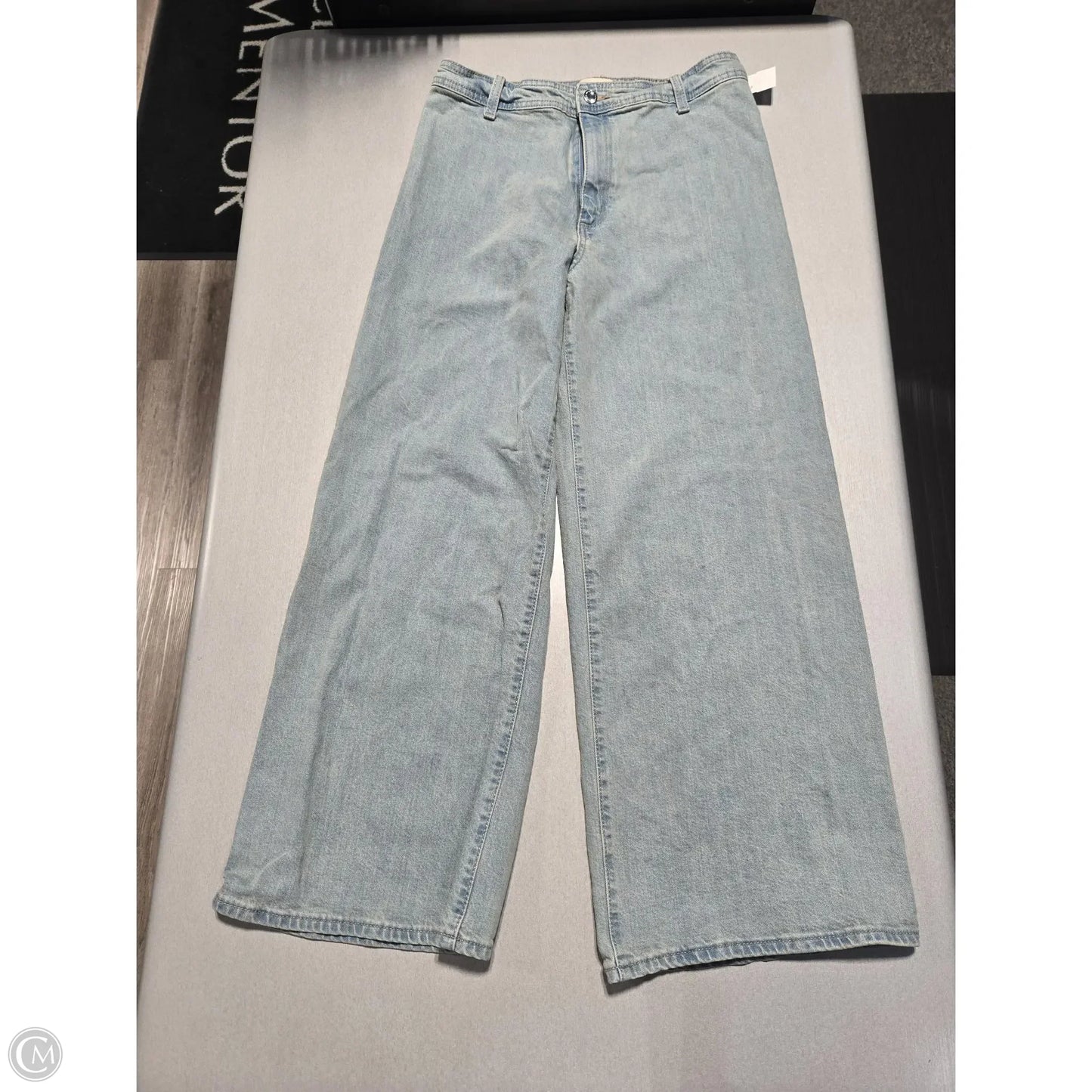 Jeans Wide Leg By Universal Thread In Blue Denim, Size: 8