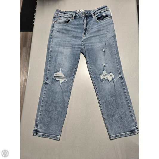 Jeans Cropped By Daze In Blue Denim, Size: 12p