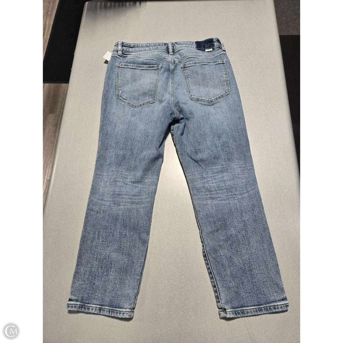 Jeans Cropped By Daze In Blue Denim, Size: 12p