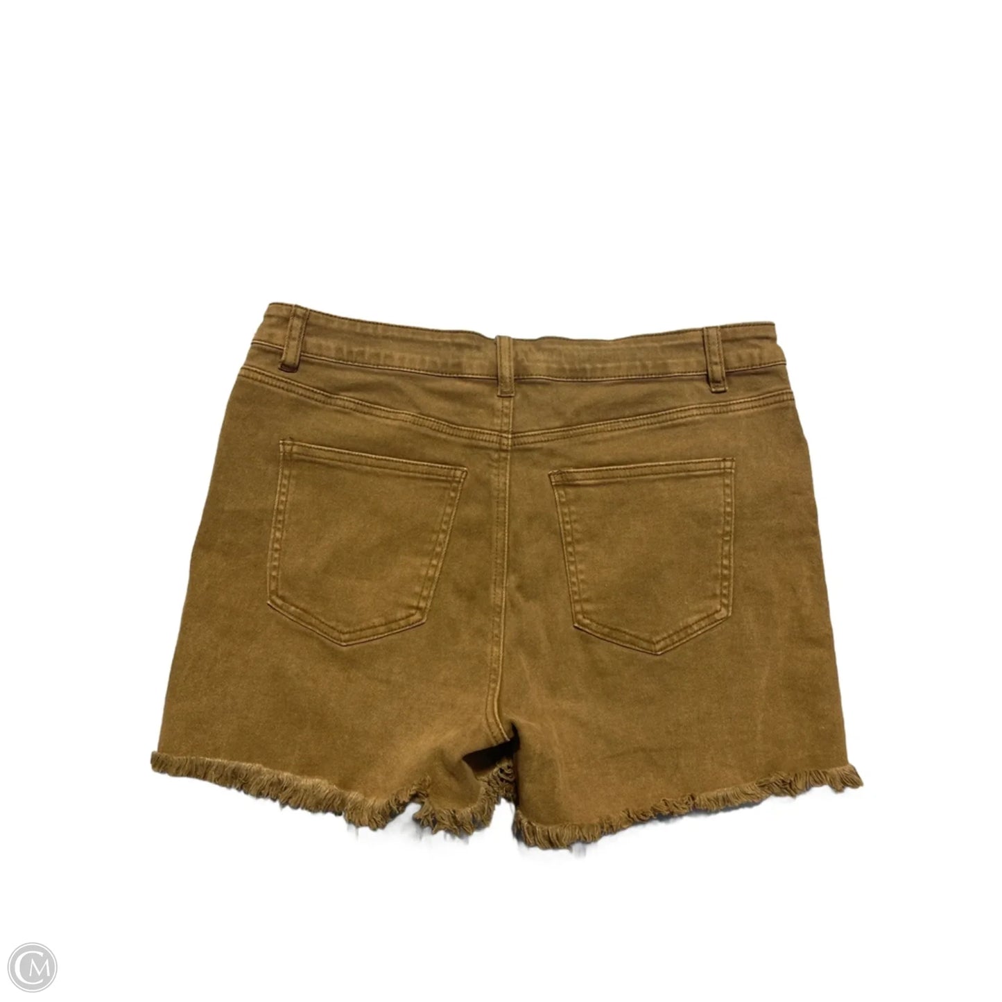 Shorts By Zenana In Tan, Size: Xl