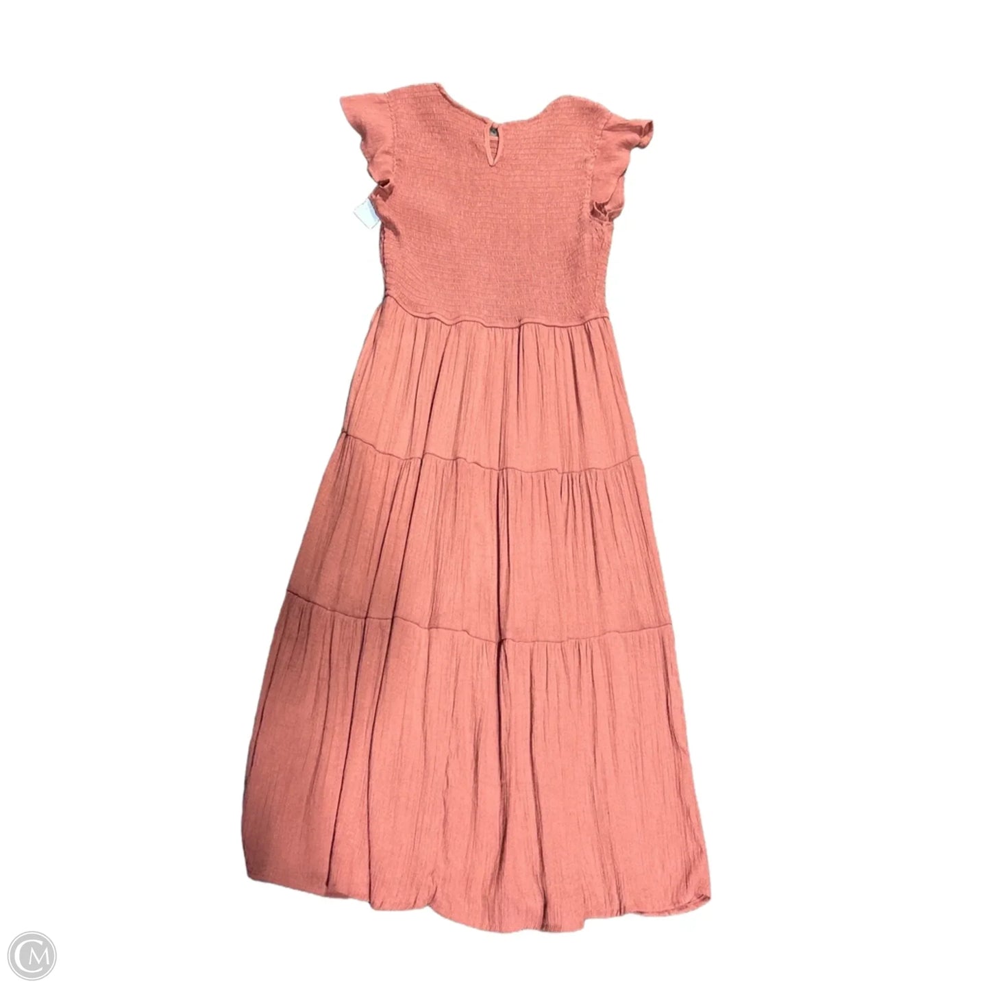 Dress Casual Midi By Blu Pepper In Mauve, Size: Xl