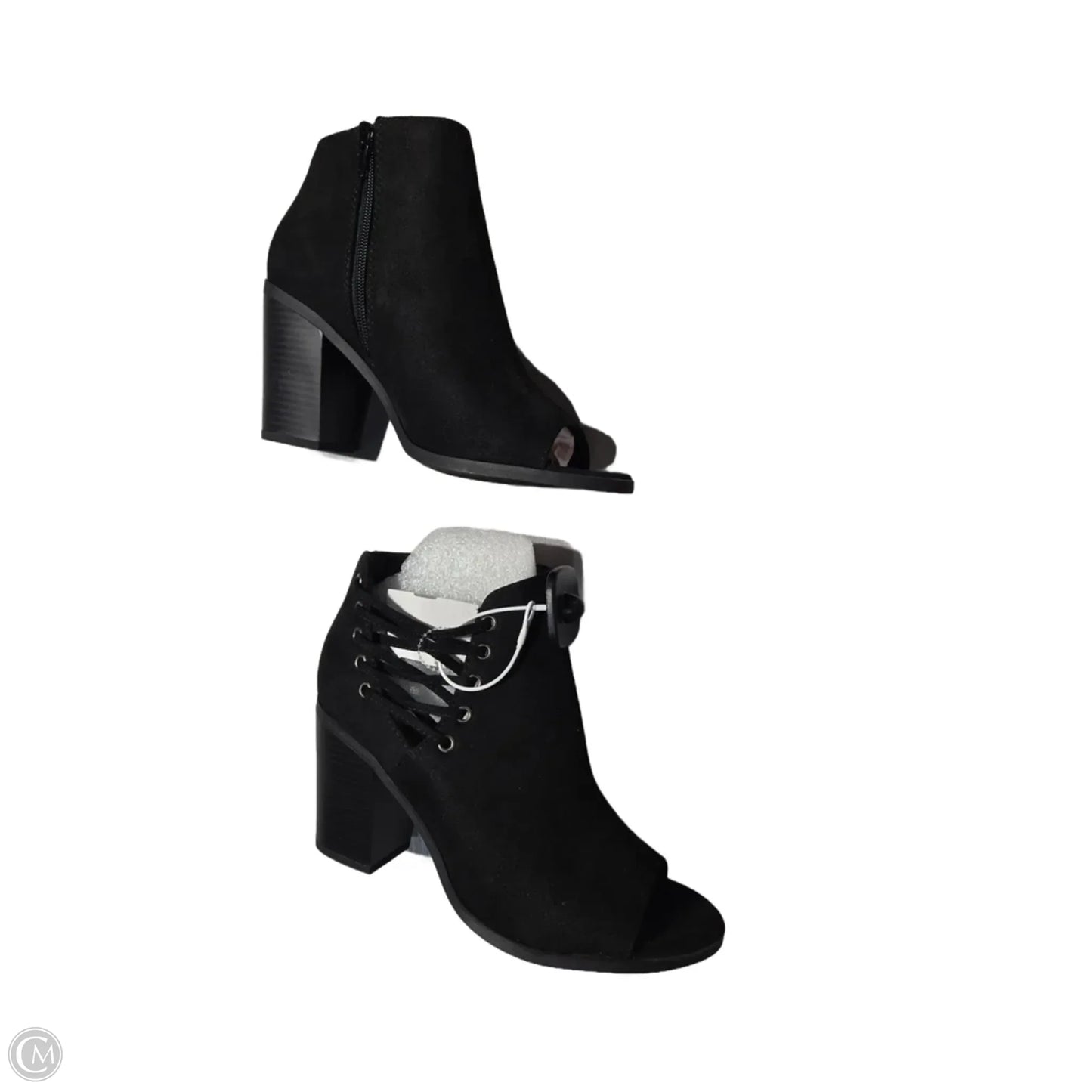 Shoes Heels Block By Soda In Black, Size: 8.5