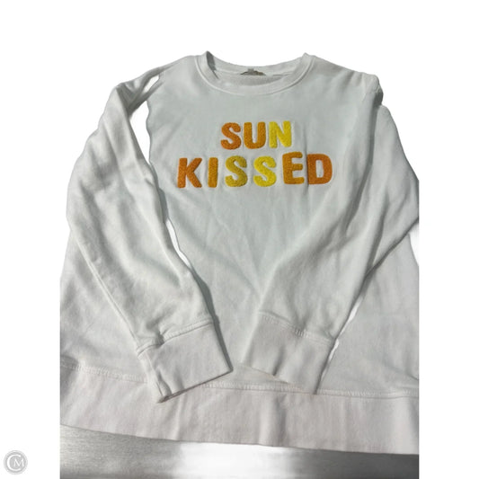 Sweatshirt Crewneck By Shiraleah In White, Size: M