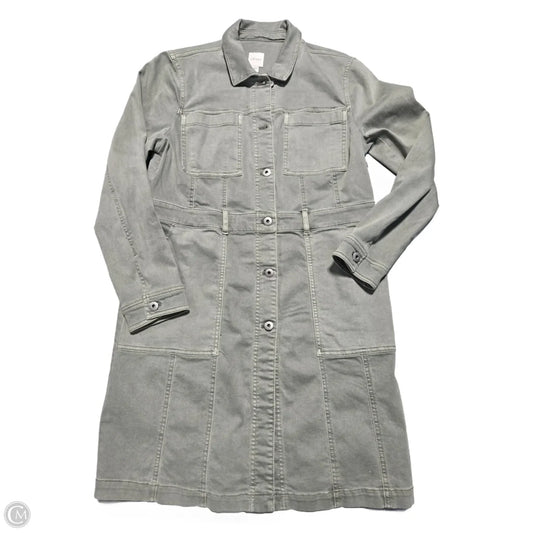 Dress Casual Short By J. Jill In Green Denim, Size: S