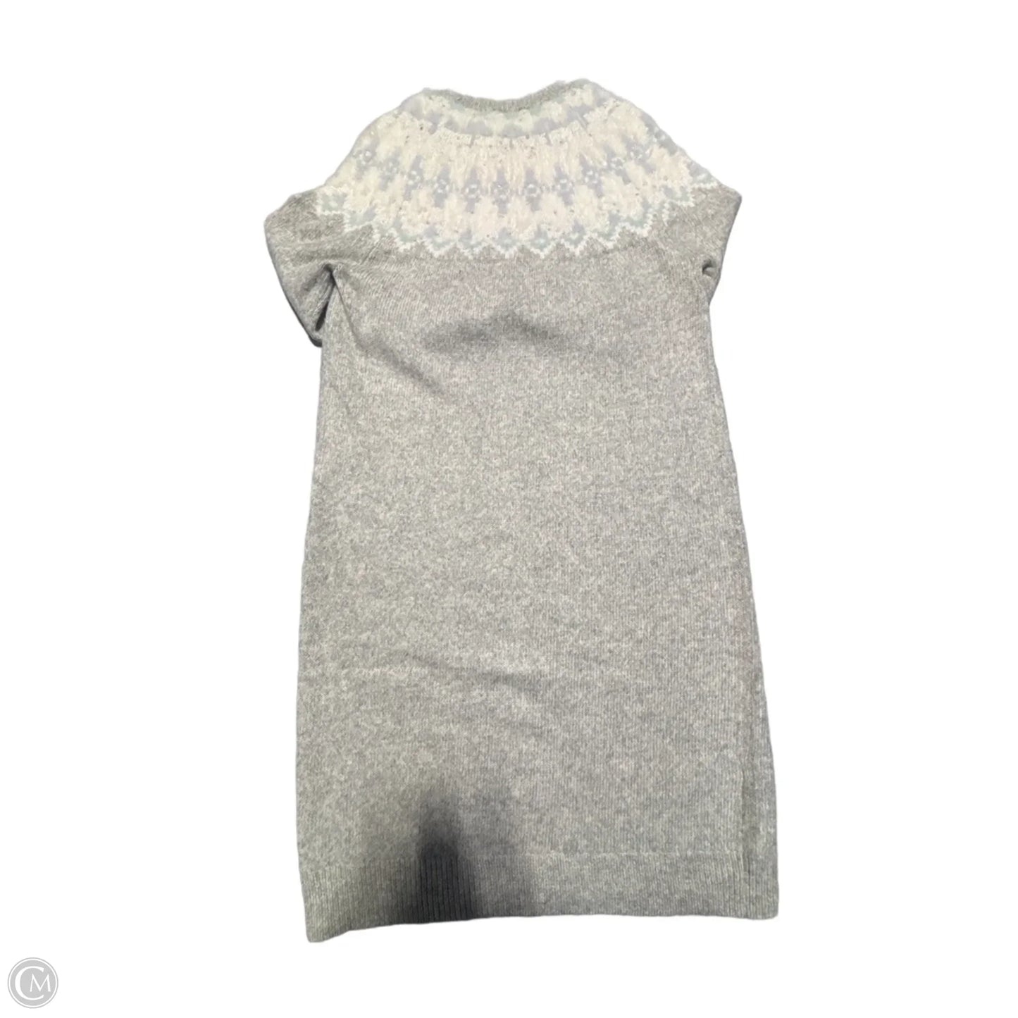 Dress Casual Short By Ann Taylor In Grey & White, Size: S