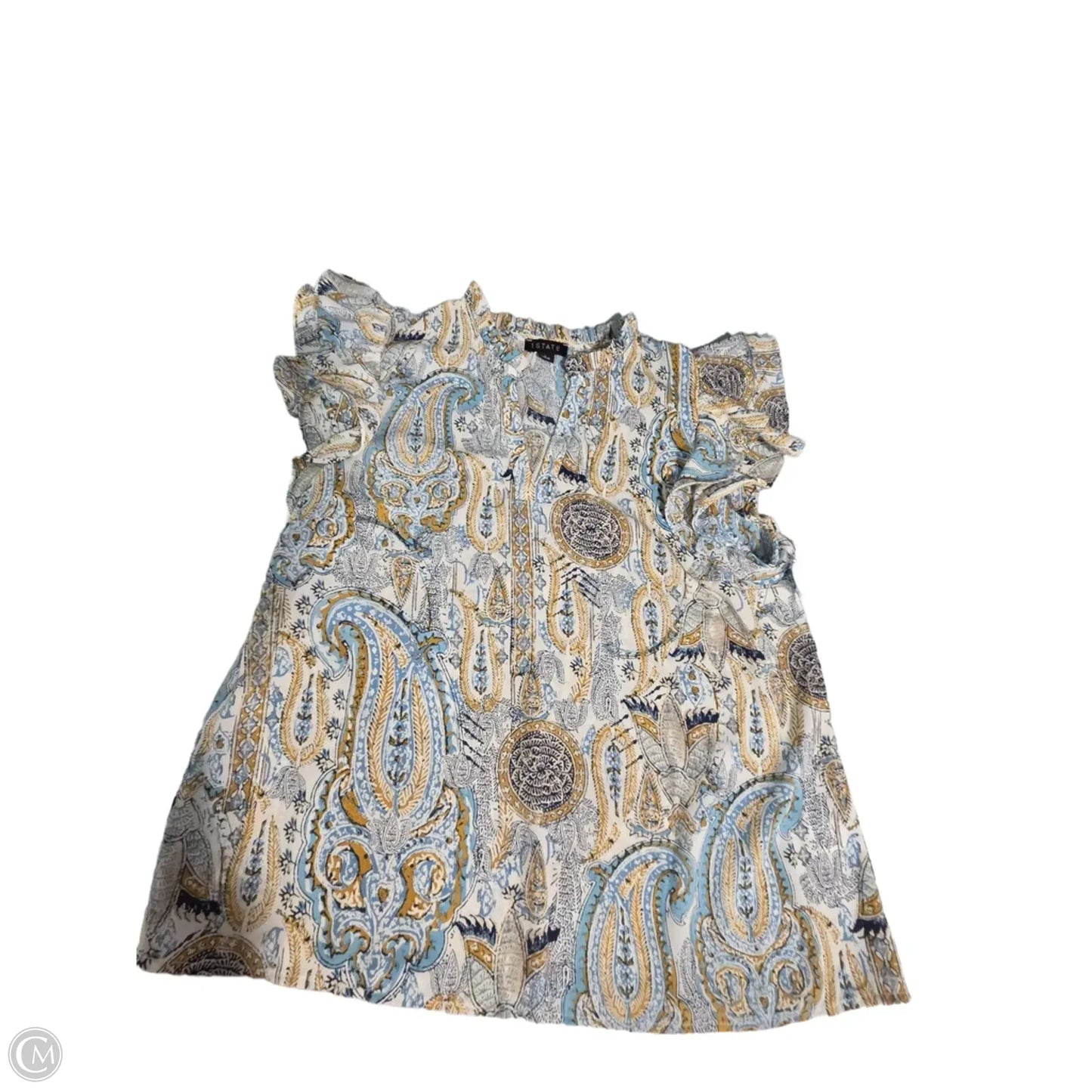 Top Short Sleeve By 1.state In Blue, Size: L