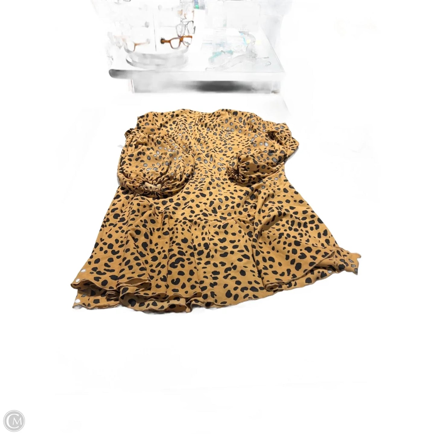 Dress Casual Short By Aakaa In Animal Print, Size: M