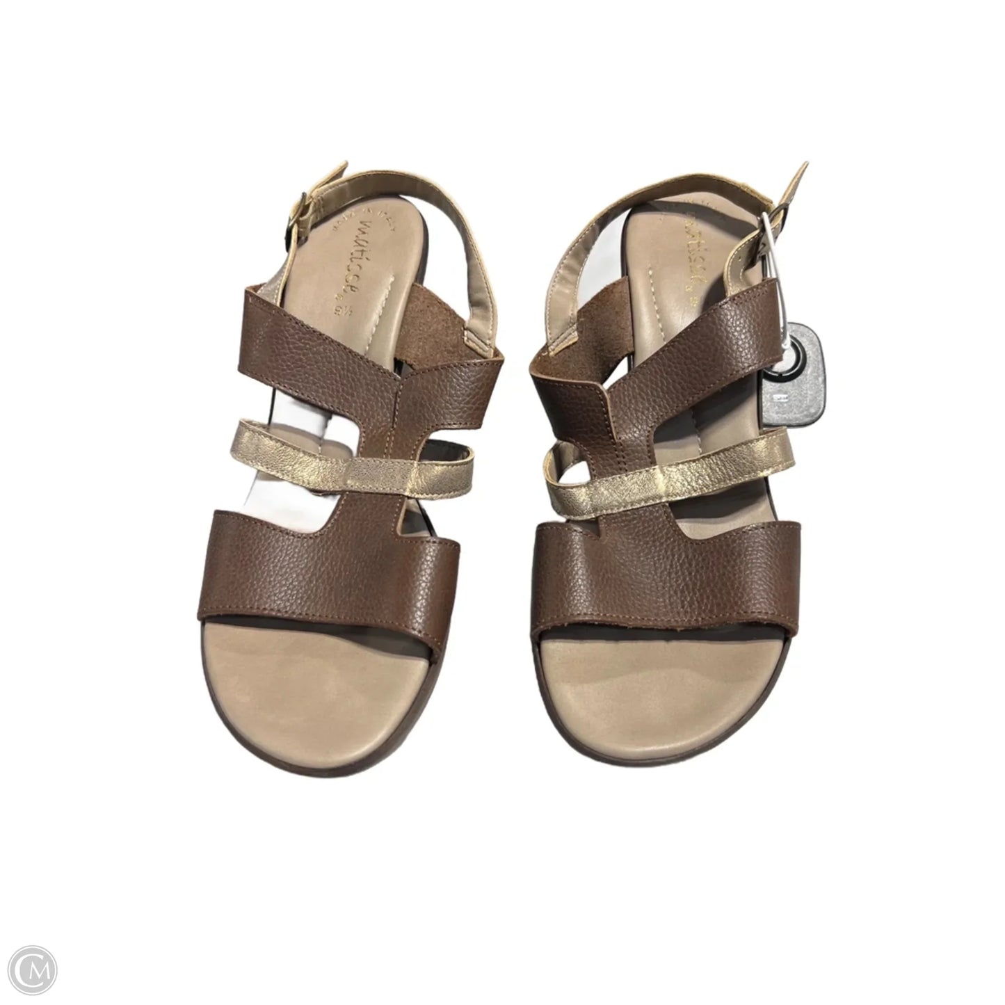 Sandals Heels Wedge By Matisse In Brown, Size: 6
