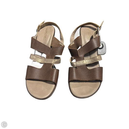 Sandals Heels Wedge By Matisse In Brown, Size: 6