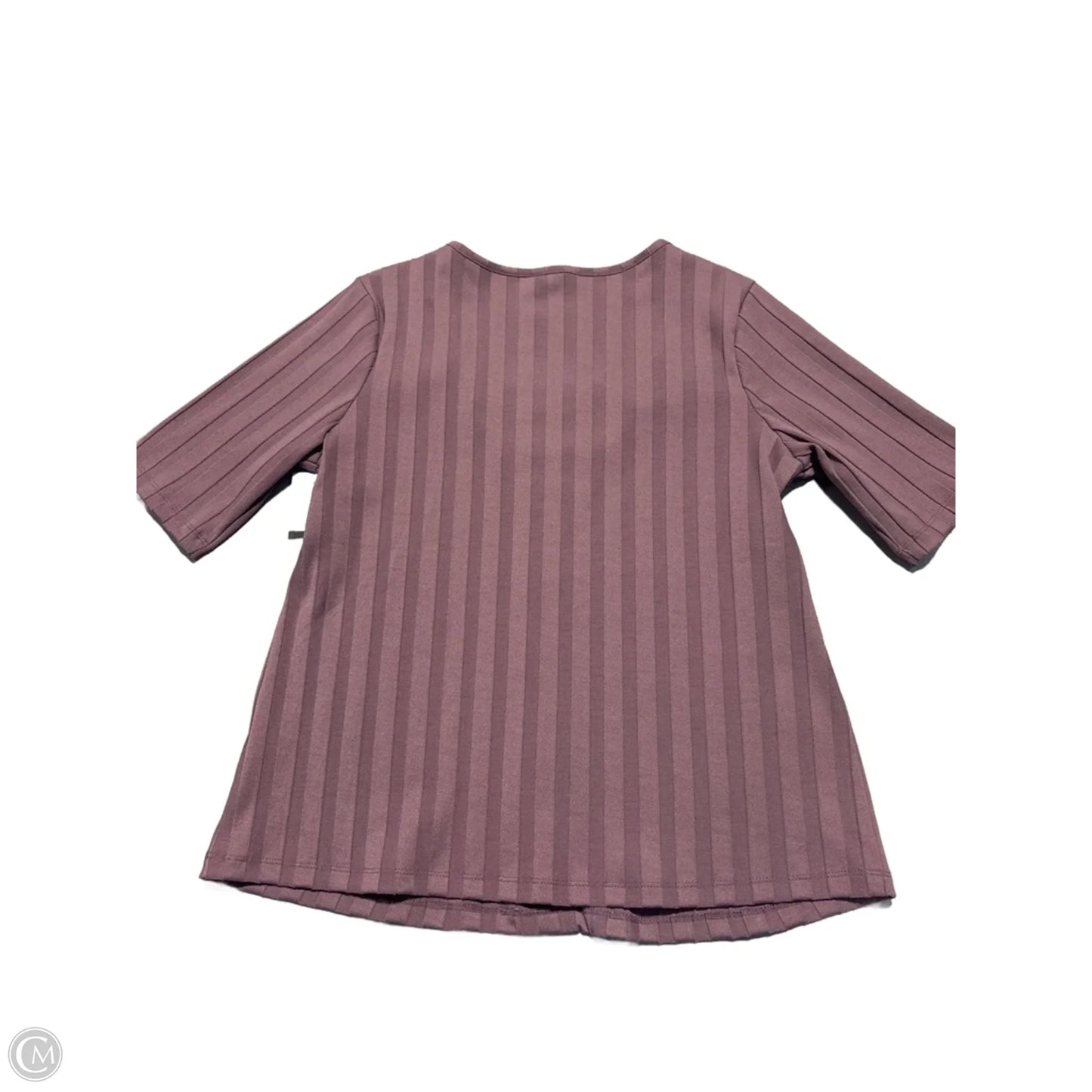 Top Short Sleeve By Cato In Purple, Size: M